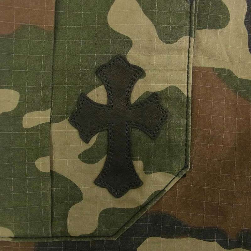 クロムハーツ（原本無） DEVIL DOG RIPSTOP PANTS CAMO クロスパッチ付き カモフラ柄 カーゴパンツ 買取実績 画像