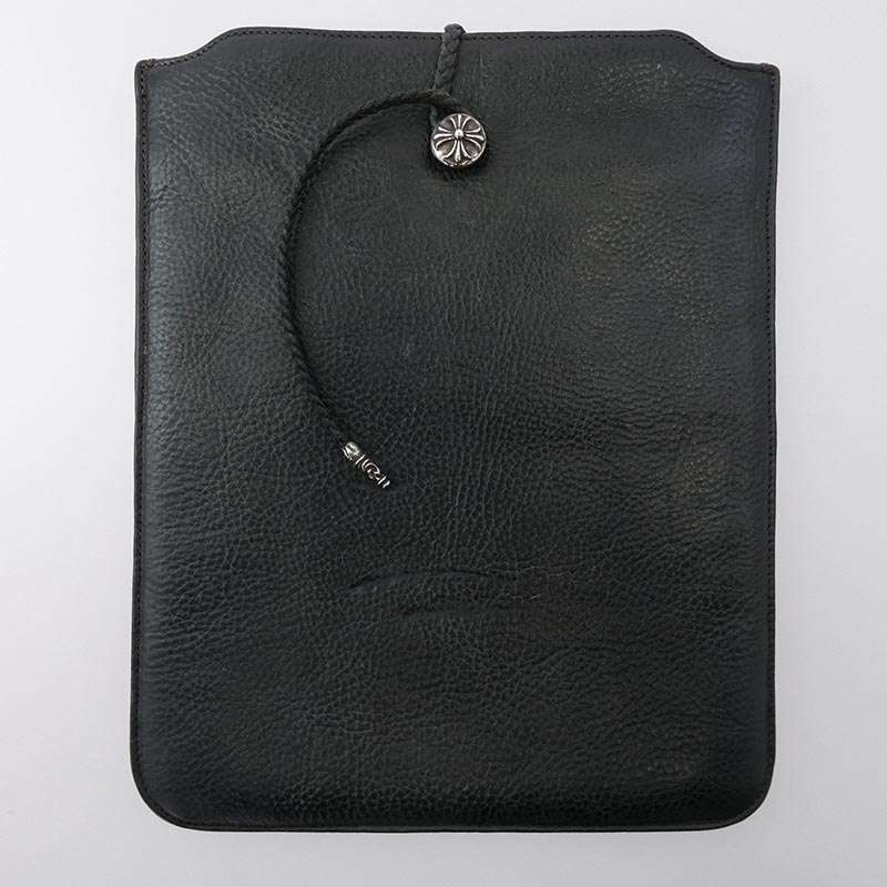 クロムハーツ(原本無) pad case iPadケース クロスボールボタン スクロールチップ レザーブレード クラッチバッグ タブレットケース 買取実績 画像