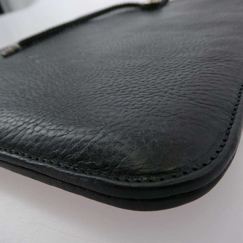 クロムハーツ（原本無） pad case iPadケース クロスボールボタン スクロールチップ レザーブレード クラッチバッグ タブレットケース 買取実績 画像