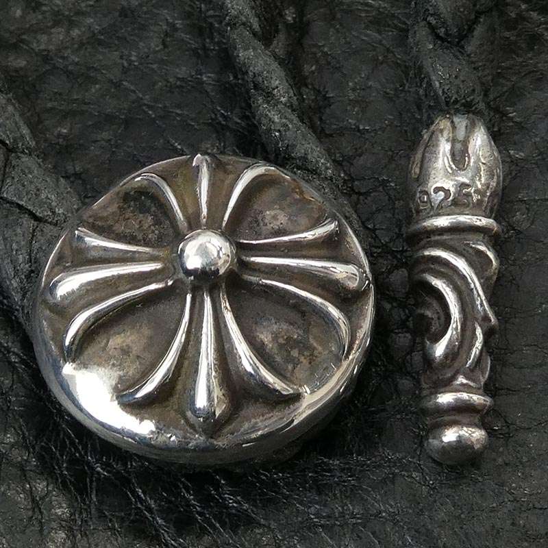 クロムハーツ（原本無） pad case iPadケース クロスボールボタン スクロールチップ レザーブレード クラッチバッグ タブレットケース 買取実績 画像