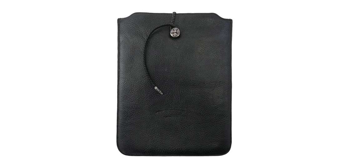 クロムハーツ（原本無） pad case iPadケース クロスボールボタン スクロールチップ レザーブレード クラッチバッグ タブレットケース 買取実績