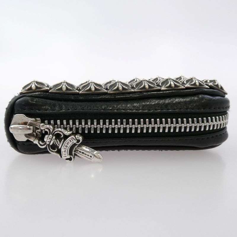 クロムハーツ（原本無） REC F ZIP ゼロピラミッドスタッズコーナー ラウンドジップ レザー ウォレット 買取実績 画像