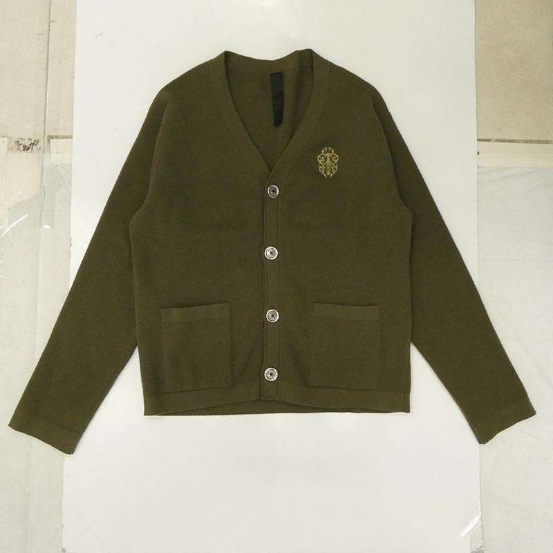 クロムハーツ（原本無） REGULATOR ヴァインダガー刺繍 カシミア ニット カーディガン 買取実績 画像