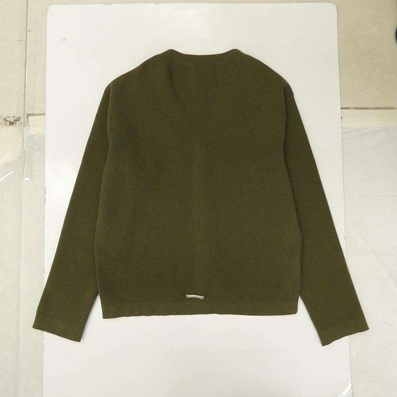 クロムハーツ（原本無） REGULATOR ヴァインダガー刺繍 カシミア ニット カーディガン 買取実績 画像