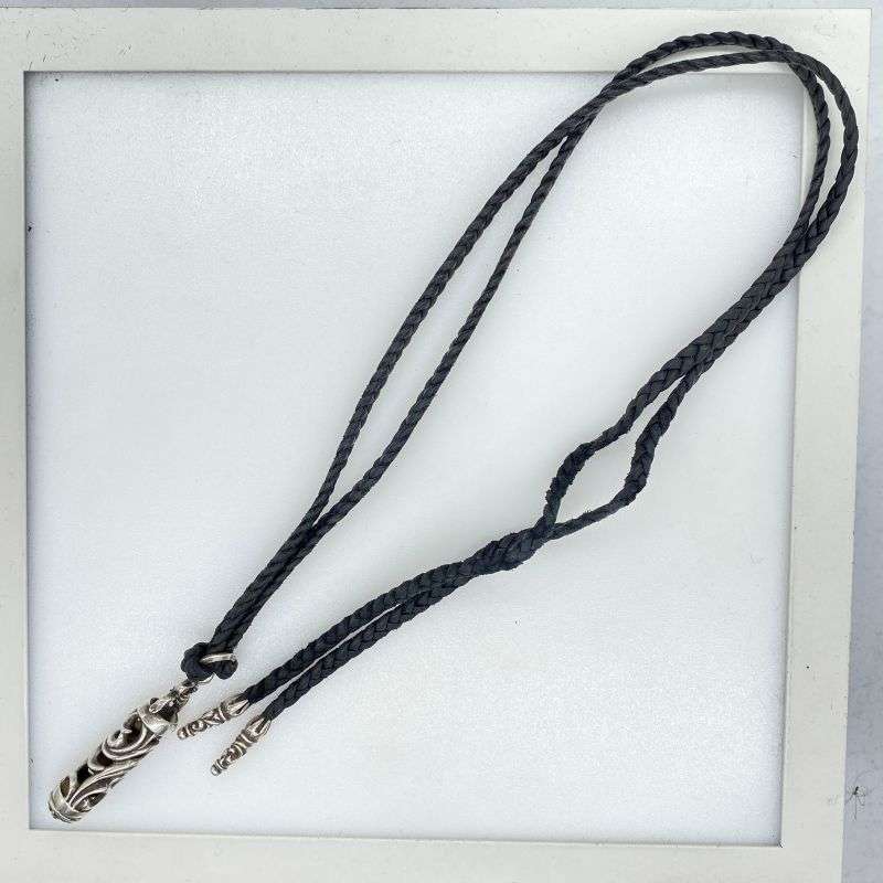 クロムハーツ（原本無） ROLLER ローラー ペンダントトップ レザーブレード ネックレス 買取実績 画像