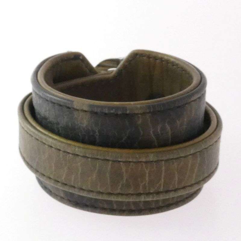 クロムハーツ（原本無） RR TINY BUCKLE CAMO ロックンロール レザー ガンスリンガー ブレスレット 買取実績 画像