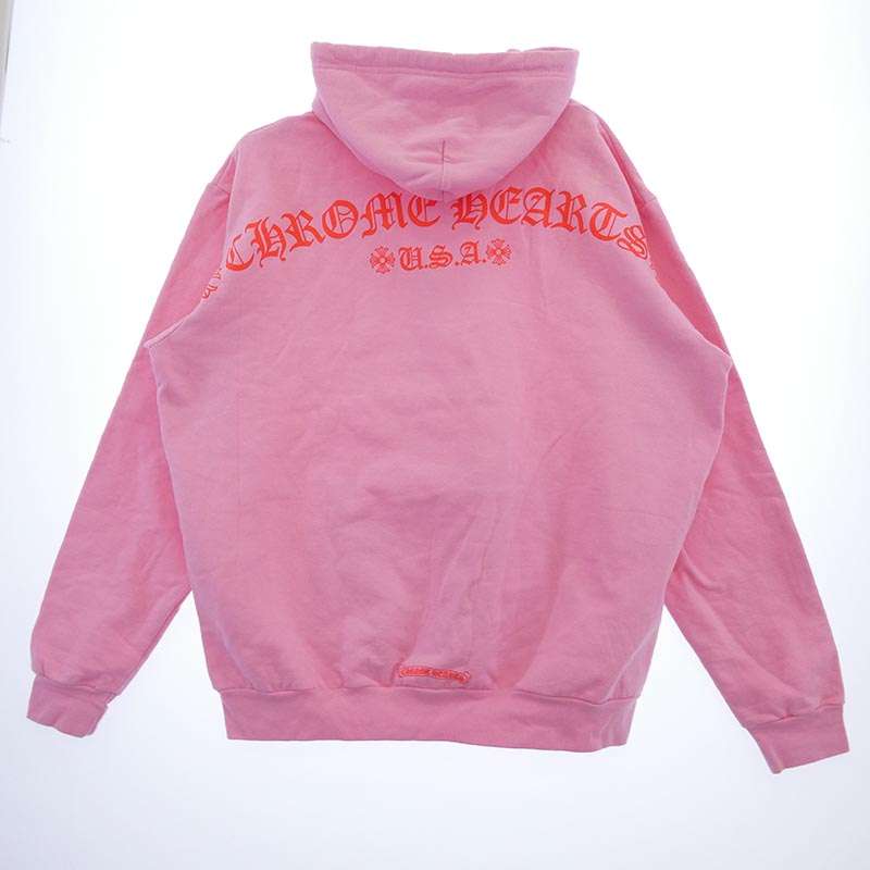 クロムハーツ（原本無） SWTSHRT PLVR オンライン限定 シルバーグロメット付き バックアーチロゴ プルオーバー スウェット パーカー フーディー 買取実績 画像