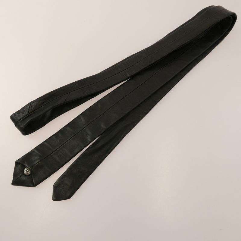 クロムハーツ(原本有) TIE NEK SKNNY LTHR レザー ナロータイ ダガー ネクタイ 買取実績 画像