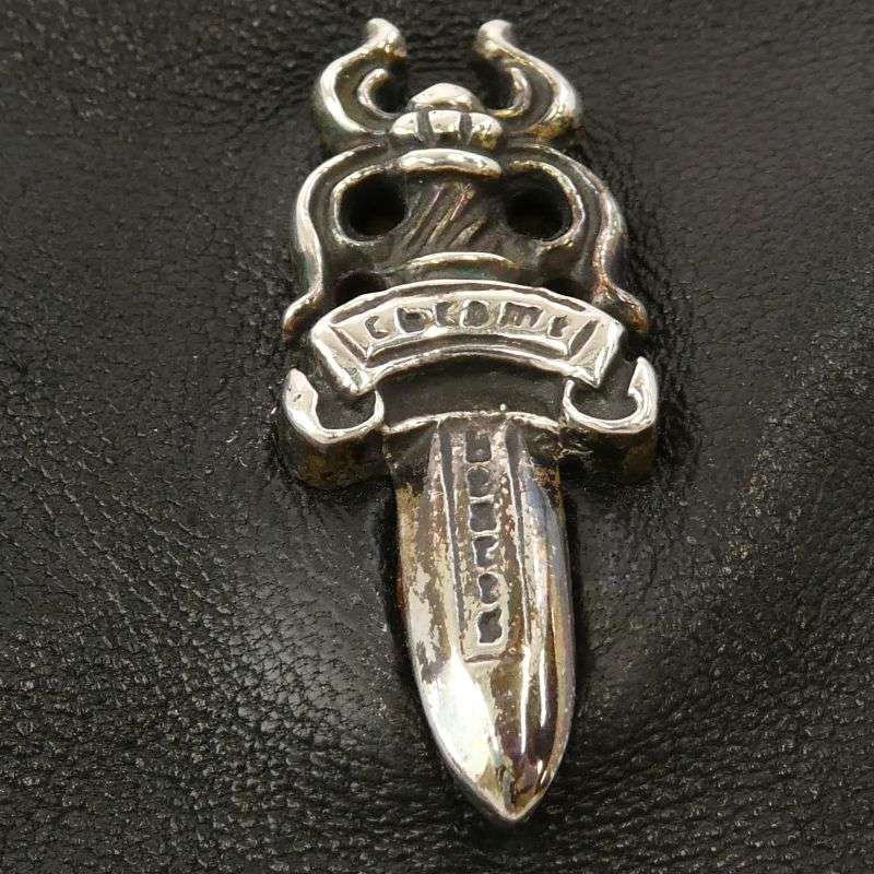 クロムハーツ(原本有) TIE NEK SKNNY LTHR レザー ナロータイ ダガー ネクタイ 買取実績 画像