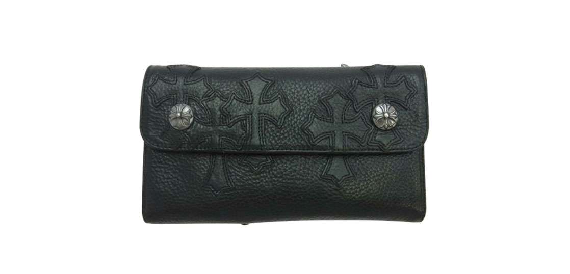 インボイス原本有　クロムハーツ　スクロールラベルウォレット　長財布 CHROME HEARTS クロムハーツ（原本有） JUDY NVLTY 14S ジュディ