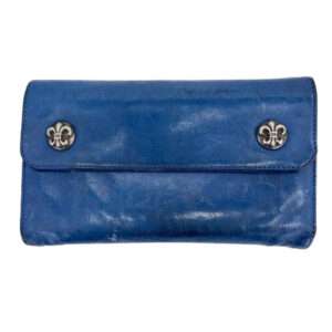 クロムハーツ（原本無） WAVE ウェーブウォレット ノベルティレザー フレアボールボタン 買取実績