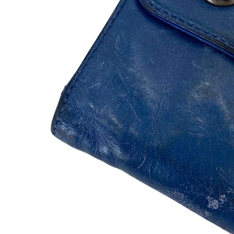 クロムハーツ（原本無） WAVE ウェーブウォレット ノベルティレザー フレアボールボタン 買取実績 画像