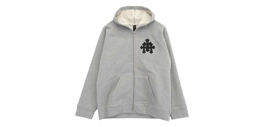 クロムハーツ（原本無） Y NOT セメタリー クロスパッチ ダガー クロスボール ジップ スウェット パーカー 買取実績