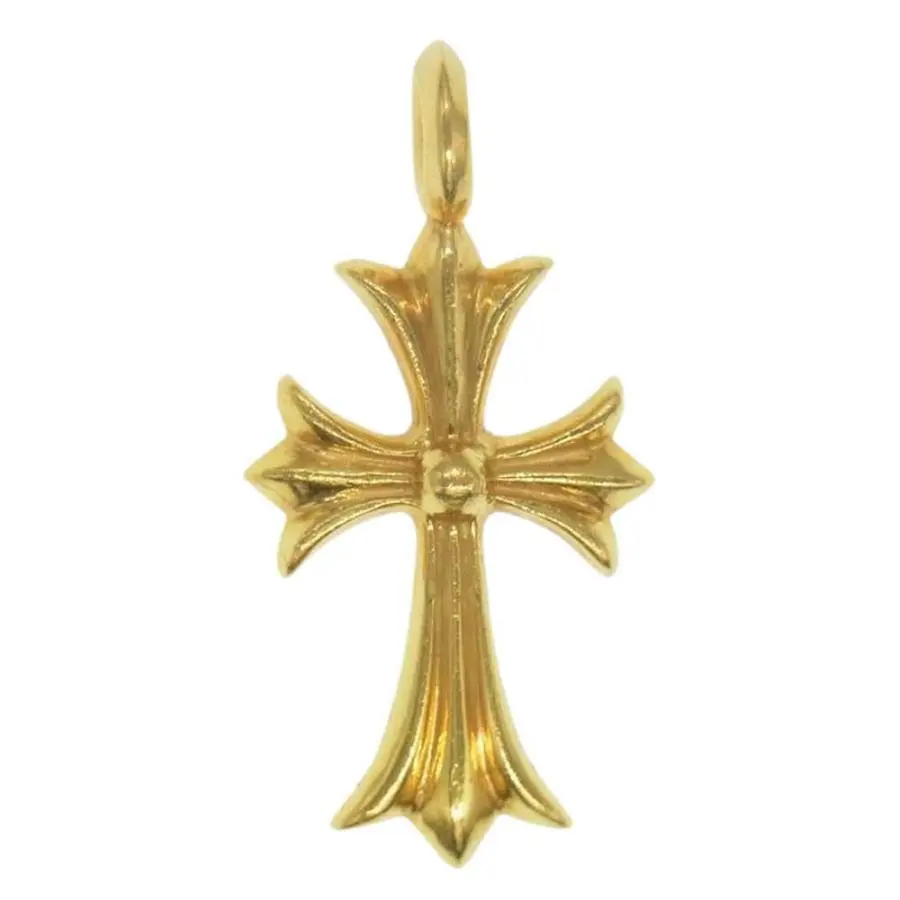 クロムハーツ ペンダントトップ 22K タイニーファット クロス パヴェ