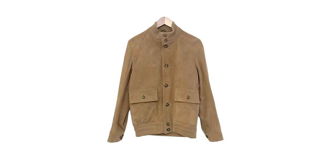 チンクワンタ ゴートレザー スエード ドライビング ブルゾン 買取実績