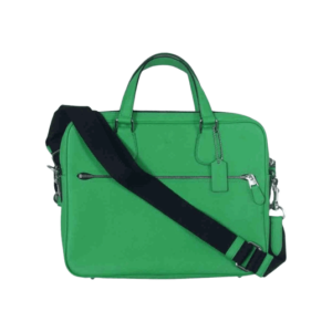 コーチ 71710 ハドソン 5クロス グレインレザー 2WAY ブリーフケース バッグ グリーン 買取実績