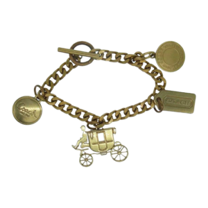 コーチ 馬車 ロゴ チャーム チェーン ブレスレット 買取実績