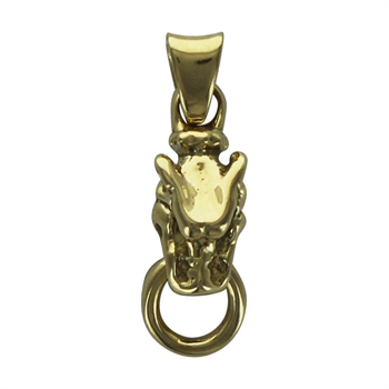 トラヴィスワーカー SMALL GARGOYLE CHARM 18K GOLD スモール ガーゴイル チャーム ペンダントトップ 画像