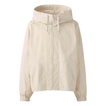 ユニクロ U 2025年最新コレクション|軽やかなレイヤードスタイル フーデッドブルゾン 画像