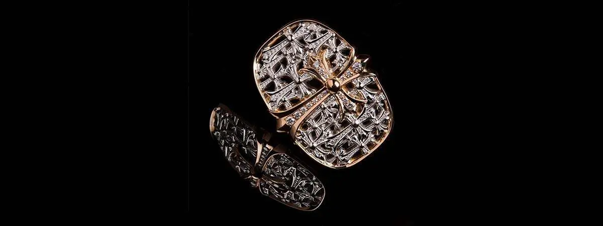 希少】CHROME HEARTS クロムハーツ セメタリーバックル 保存版】クロム 