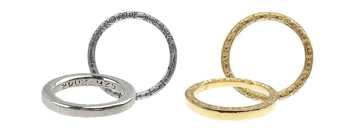 結婚指輪におすすめのクロムハーツリング5選 NTFLリング(22K/シルバー) 画像