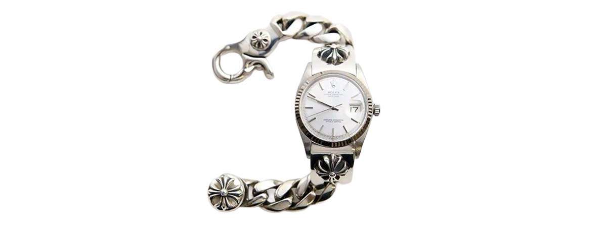 クロムハーツ ロレックス デイトジャスト×クロムハーツ|エレガントなクラシックモデル 画像
