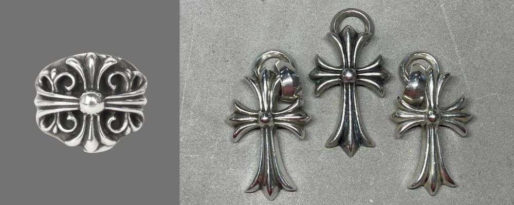 クロムハーツ本物と偽物の見分けがつきにくい画像