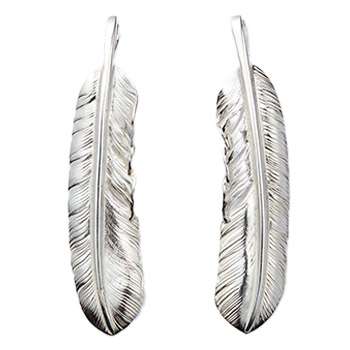 ゴローズ フェザーネックレス 特大フェザー 画像