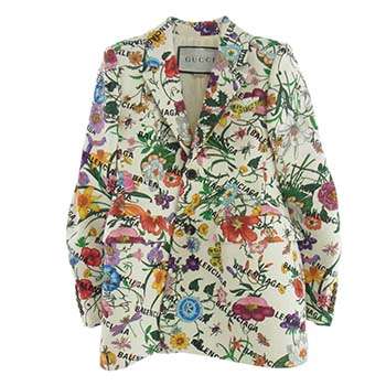 グッチ×バレンシアガ テーラード ジャケット 画像