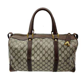 オールドグッチの代表的なデザイン GGキャンバス・GGモノグラム｜定番の柄 ボストンバッグ 画像