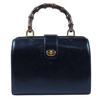 オールドグッチの代表的なデザイン バンブーハンドル｜竹を使った革新的デザイン バンブーダレスバッグ 画像