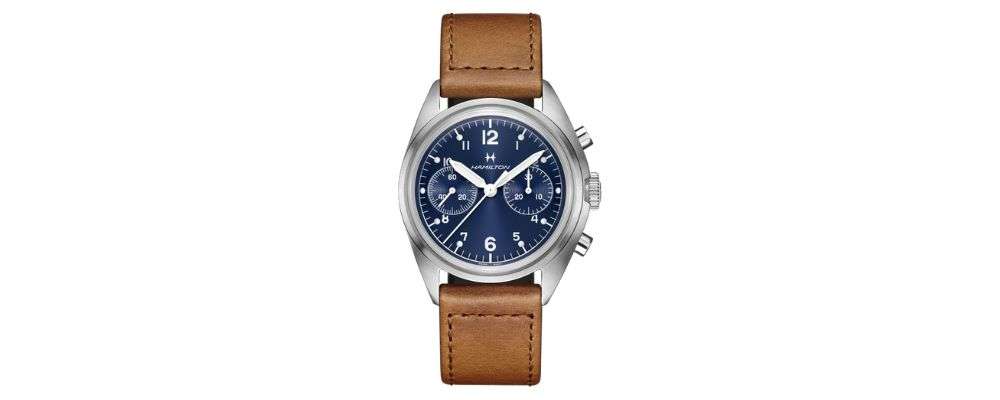 ハミルトン第5位 カーキ アビエーション パイロット パイオニア メカ クロノ画像