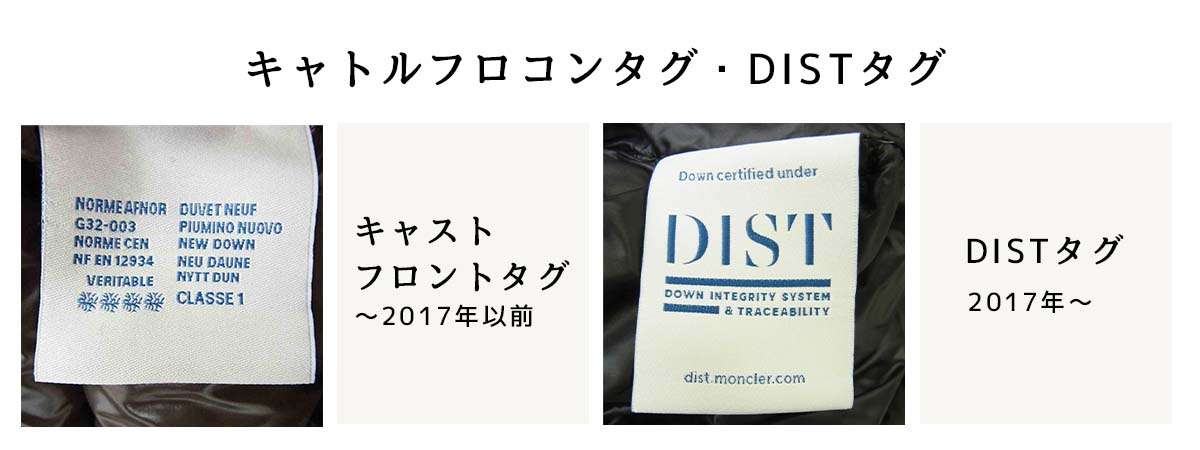 モンクレール 偽物 POINT4:首元や内ポケットの各種タグ 画像