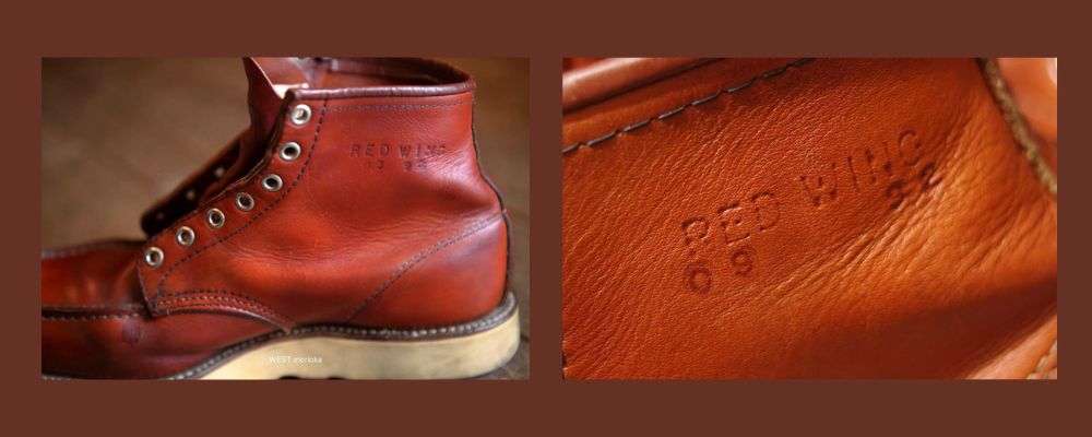 レッドウィング犬タグ刻印情報の読み取り方（製造年月・工場番号）画像