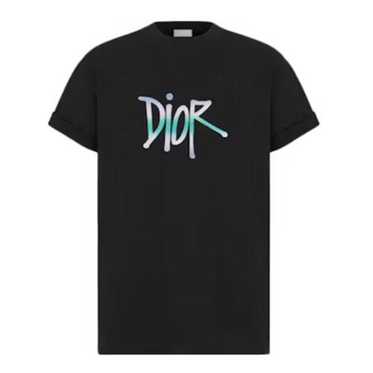 ステューシーの人気アイテム DIOR and SHAWN OVERSIZED LOGO T-SHIRT　画像