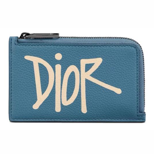 ステューシーの人気アイテム DIOR and SHAWN ZIPPED CARD HOLDER　画像