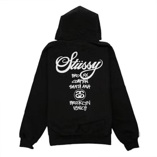 ステューシーの人気アイテム Stussy World Tour Hoodie　画像