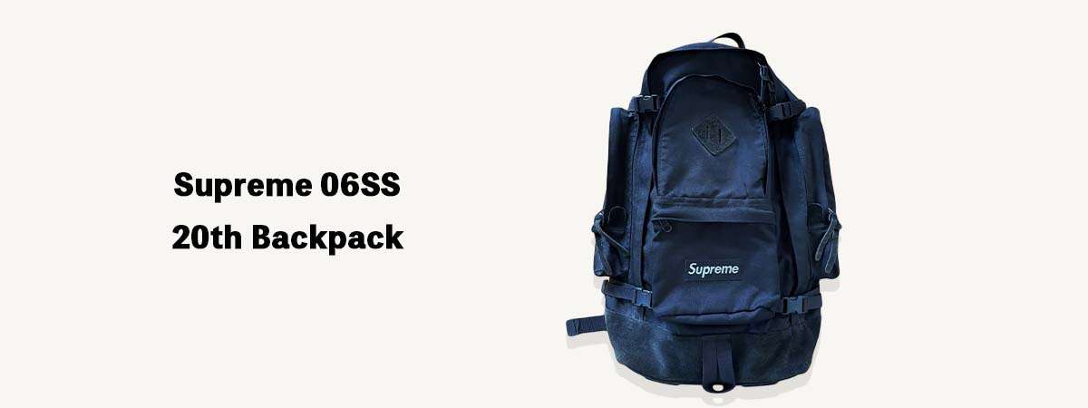 シュプリーム リュック歴代モデル｜年代別ガイド【1994-2025】 2006年：1代目リュック（06SS "Backpack"） 画像