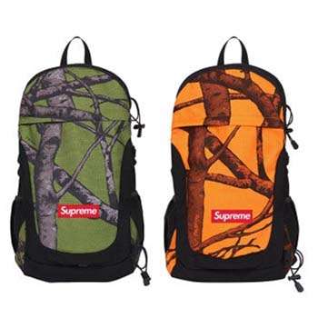 シュプリーム リュック バックパック 12AW tree camo backpack 画像