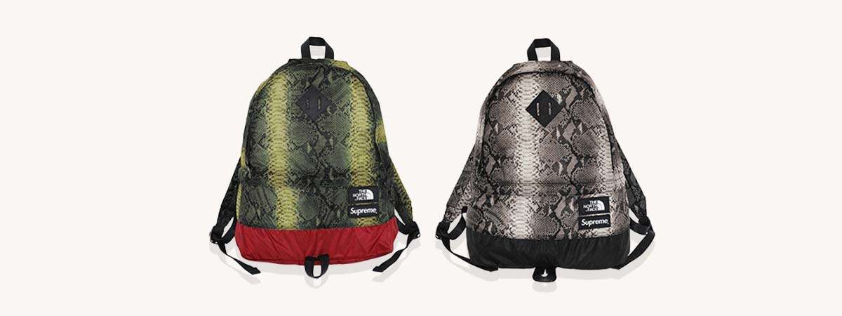 シュプリーム バッグパック リュック 2018SS：Snakeskin Collection（スネークスキン柄） 画像