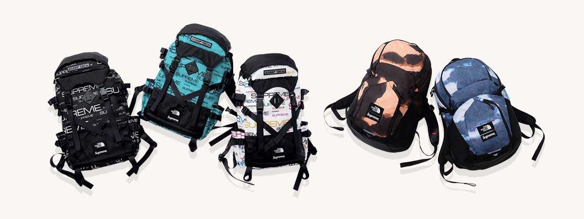 シュプリーム ノースフェイス バッグパック リュック2021FW：Steep Tech Backpack／Denim Print Pocono Backpack 画像