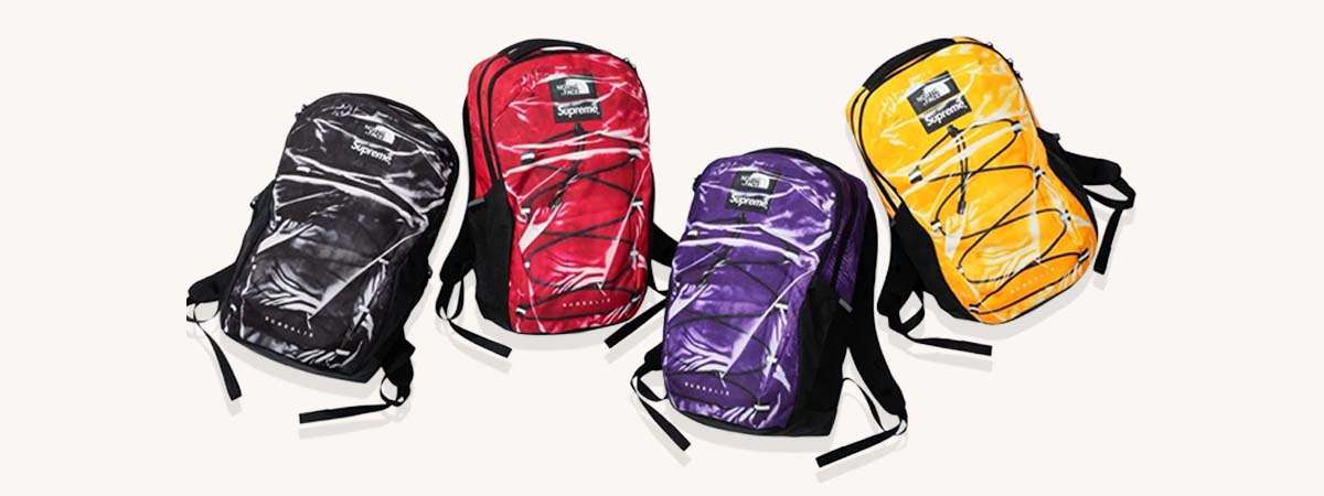 シュプリーム ノースフェイス バッグパック リュック 2023SS：Trompe L’oeil Printed Borealis Backpack