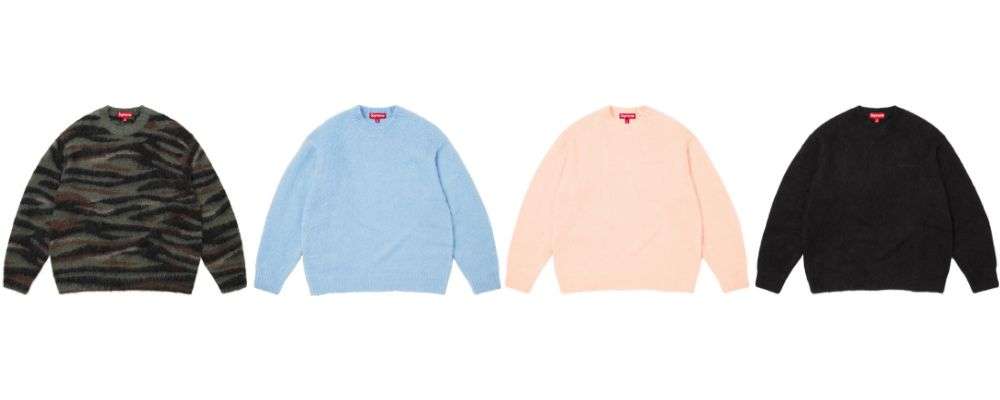 Supreme 2025AW Week10 Brushed Mohair Sweater画像