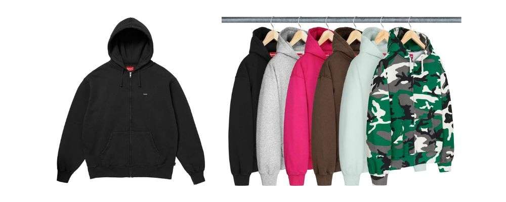 シュプリームSmall Box Zip Up Hooded Sweatshirt 30,800円画像