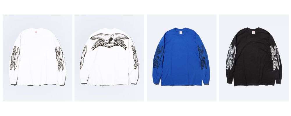 シュプリームSupreme®/ANTIHERO® Eagle L/S Tee 11,000円 画像