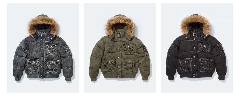 シュプリームSupreme®/True Religion® Puffer Jacket 110,000円画像