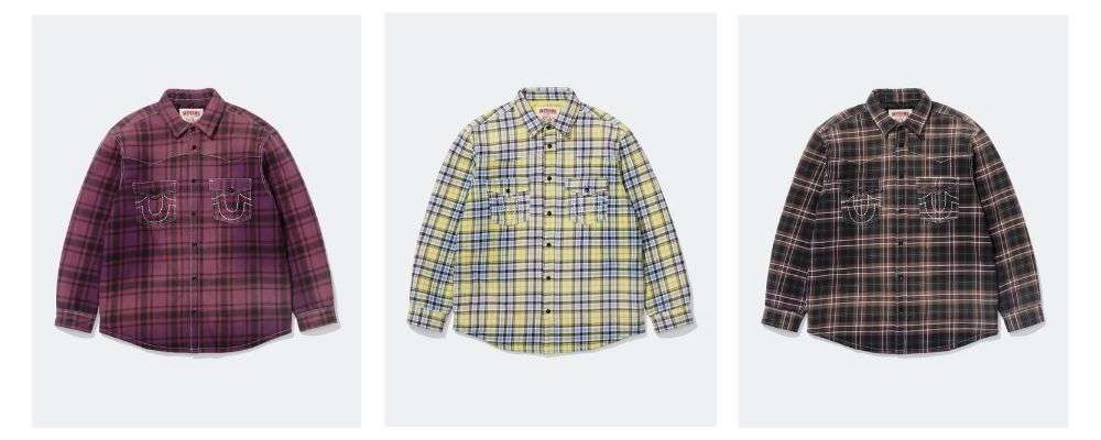 シュプリームSupreme®/True Religion® Quilted Lined Plaid Flannel Shirt 35,200円画像