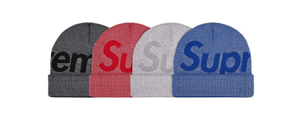 Supreme 2025AW Week14発売予定アイテムまとめ|ブランド古着買取専門店LIFEStudded Knockout Big Logo Beanie 8,800円画像