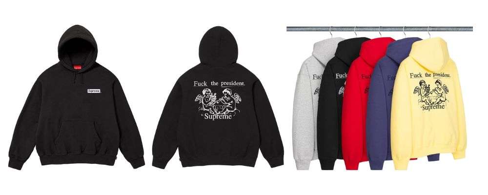 Supreme 2025AW Week14発売予定アイテムまとめ|ブランド古着買取専門店LIFEPresident Hooded Sweatshirt 29,700円画像