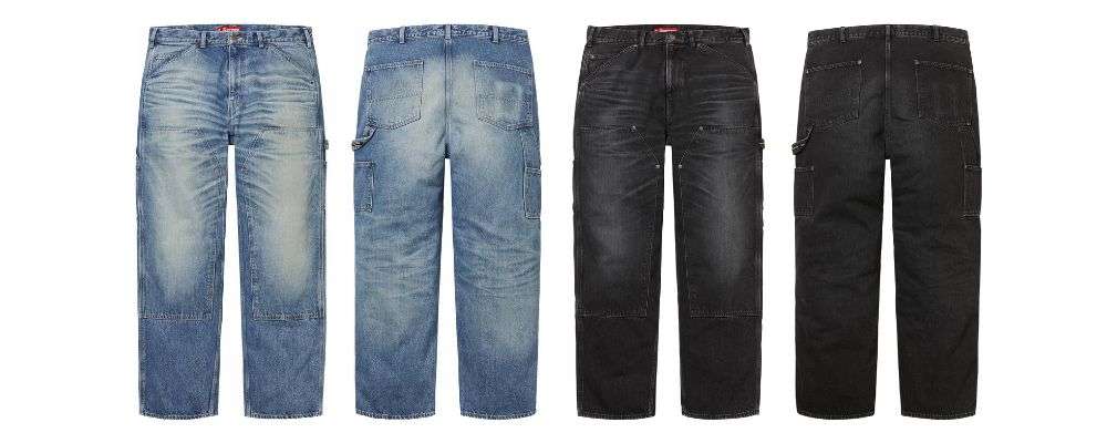 Supreme 2025AW Week15発売予定アイテムまとめ|ブランド古着買取専門店LIFEWorn Double Knee Denim Painter Jean 57,200円画像